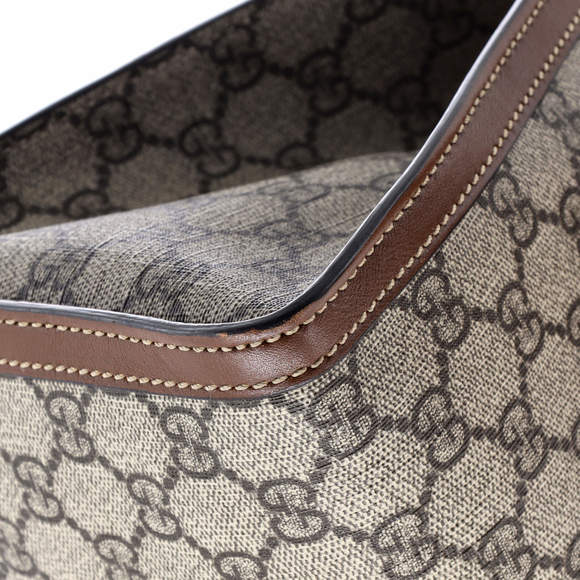 Gucci Medium Padlock Chain Tote GG Coated Canvas with Leather - Picture 6 of 7